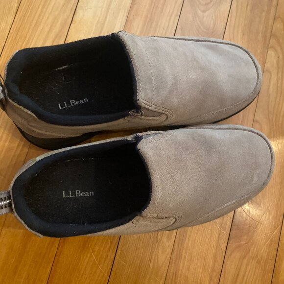 LL Bean Women's Tan Suede Slip on Shoe Size 6 - Picture 5 of 5